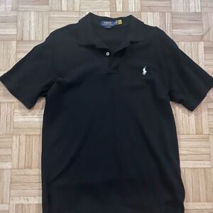 Ralph Lauren Black Polo Shirt for Men